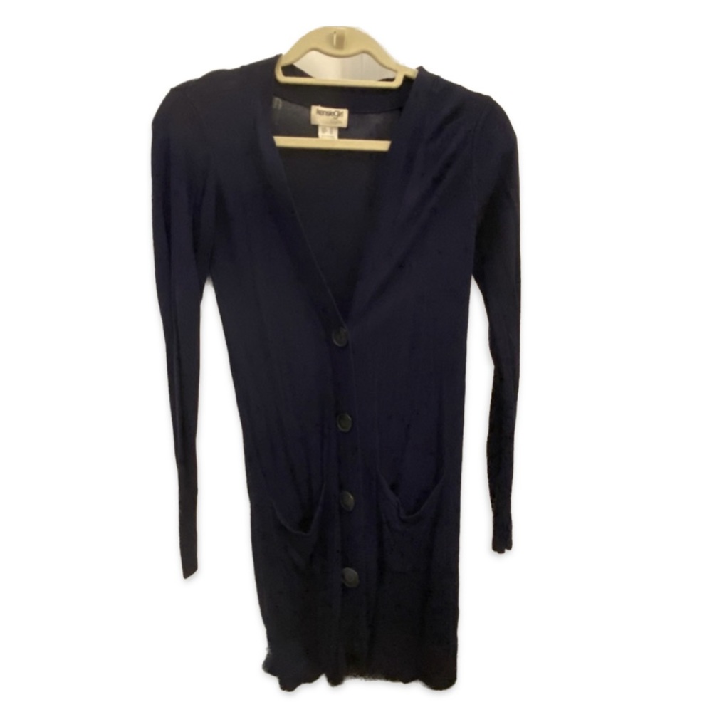 GIVE AWAY with any purchase Aritzia Navy Blue Button-down Cardigan Size M